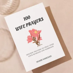 100 Wife Prayers is a book with practical prayers for Christian wives to pray over their marriages.