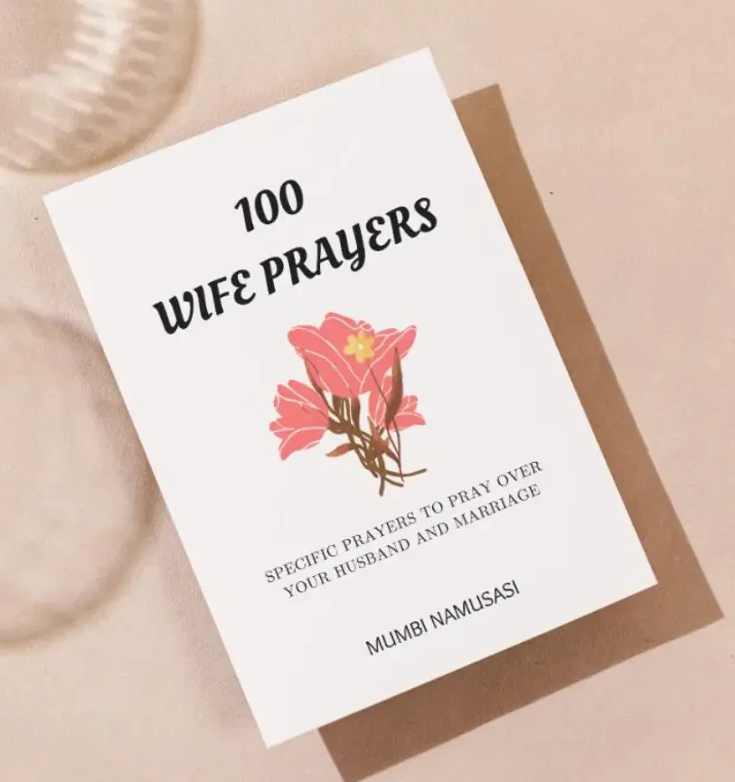 100 Wife Prayers is a book with practical prayers for Christian wives to pray over their marriages.