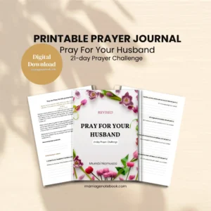 Printable: Pray For Your Husband: 21-day Guided Prayer Journal
